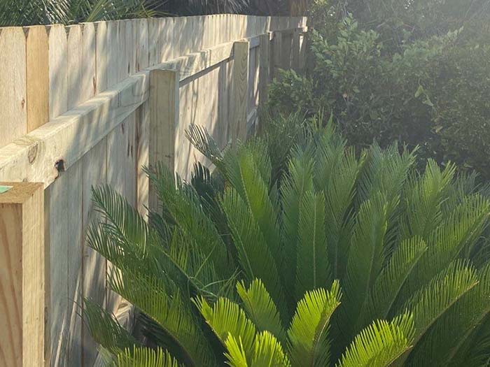 Pensacola Beach Florida Fence Project Photo