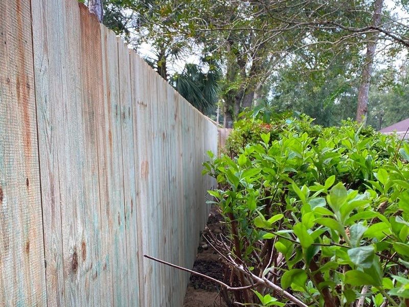 Woodlawn Beach Florida Fence Project Photo