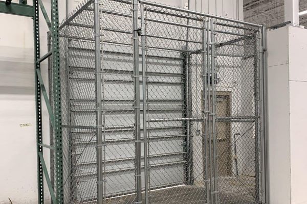 Commercial fence installation in Pace Florida